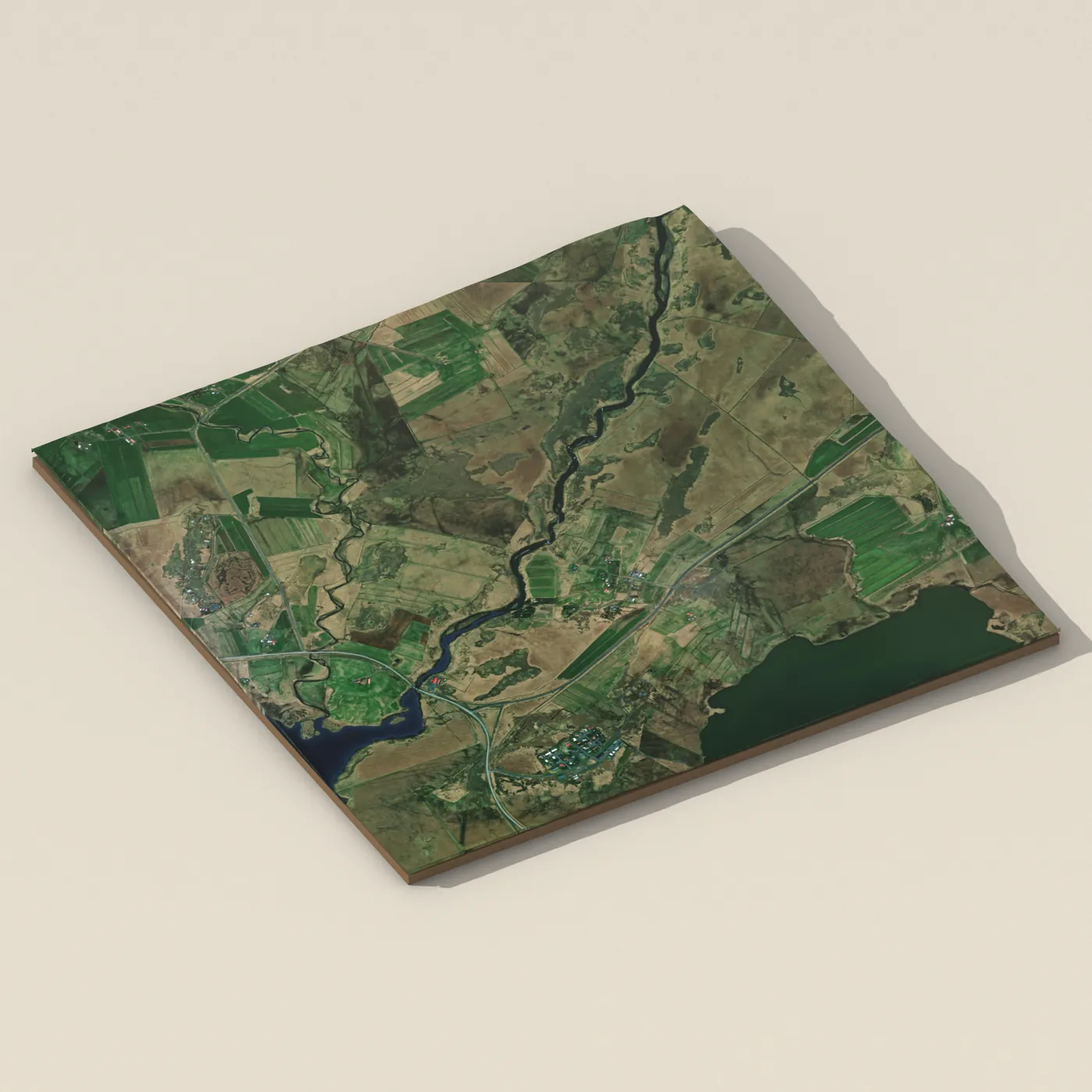 Laxfoss 3D terrain render