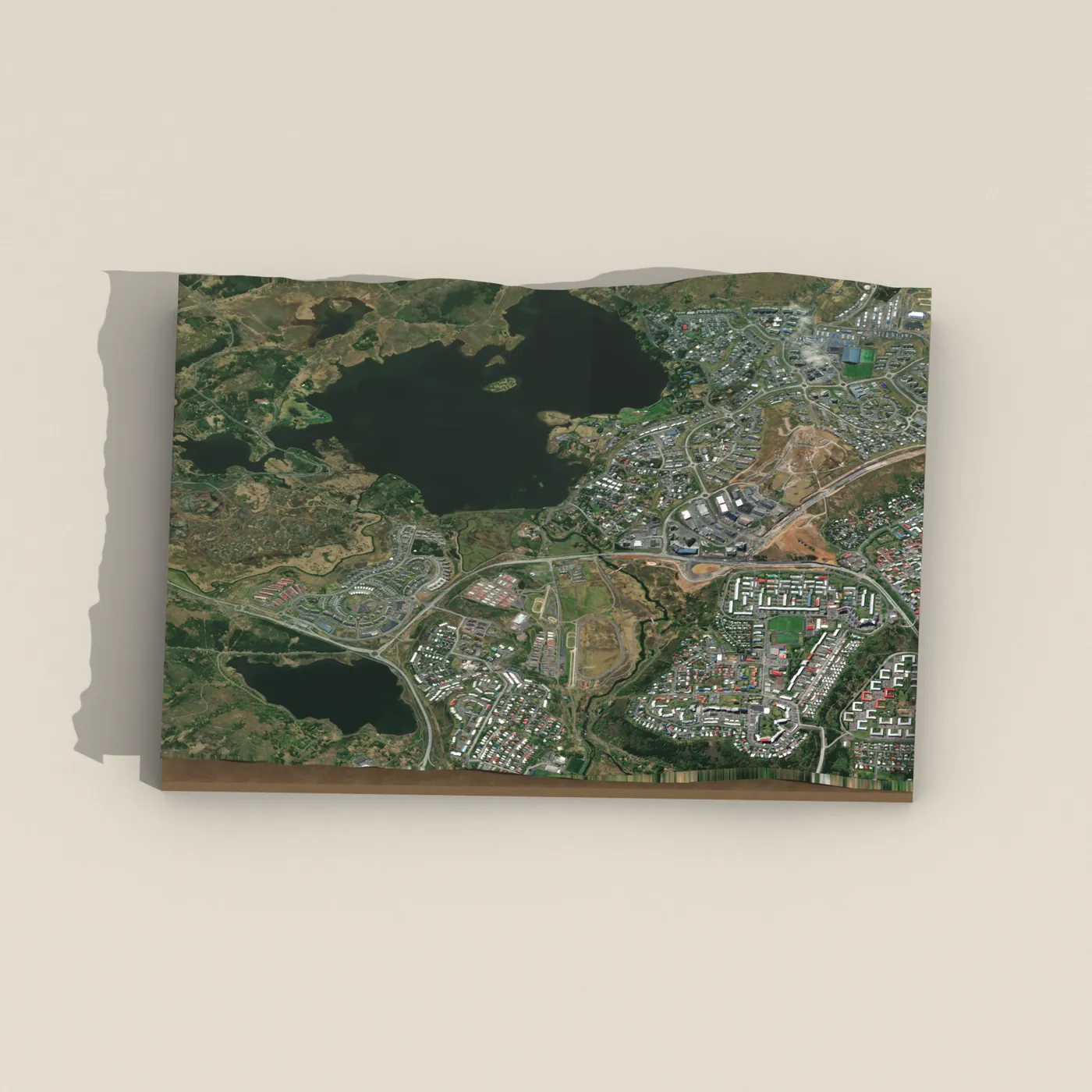 Litli-Foss 3D terrain render
