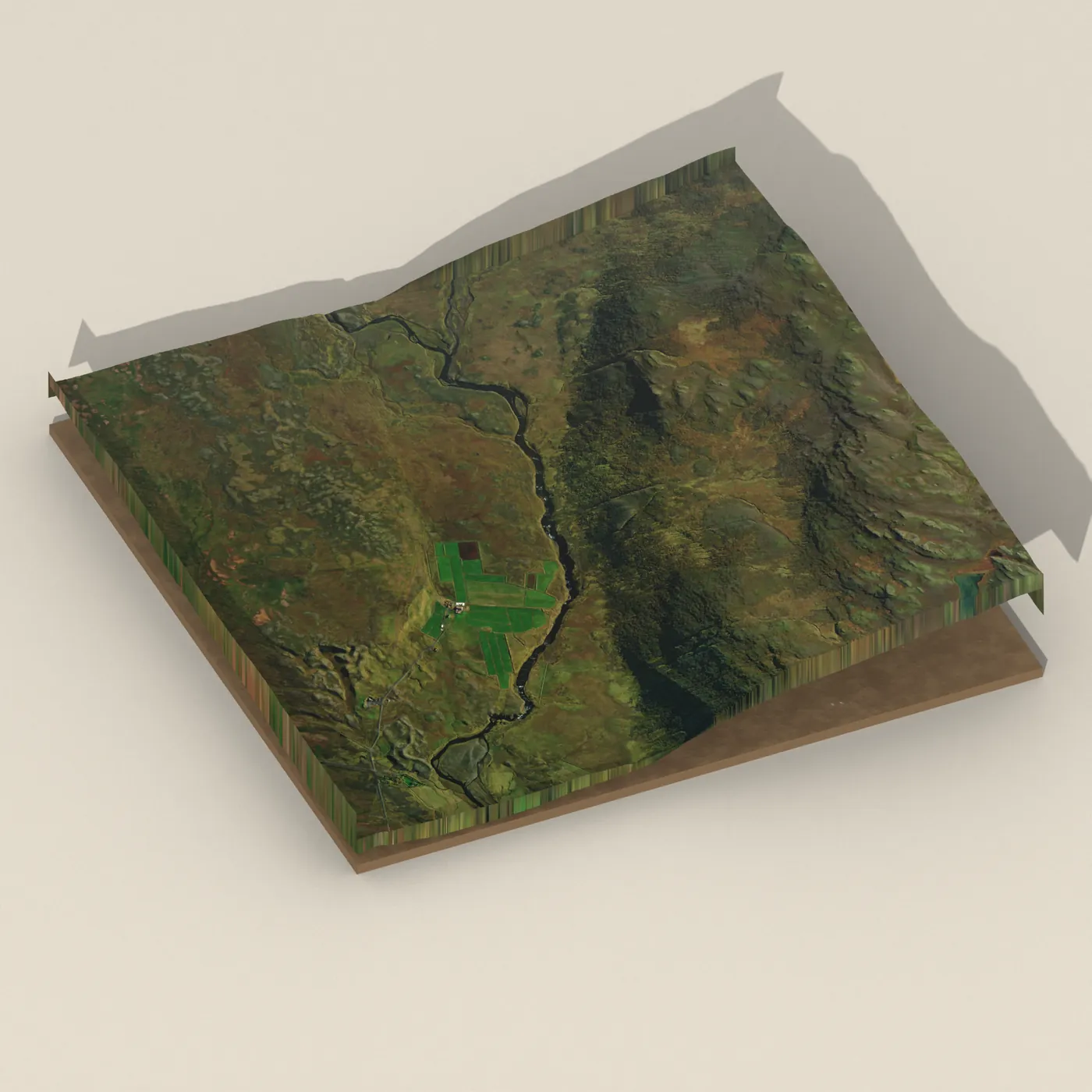 Litlifoss 3D terrain render