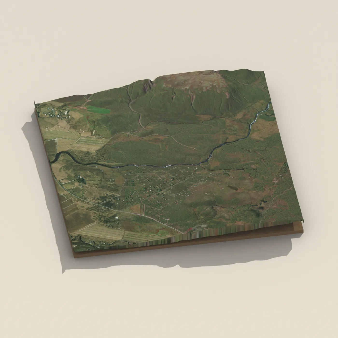 Midfoss 3D terrain render