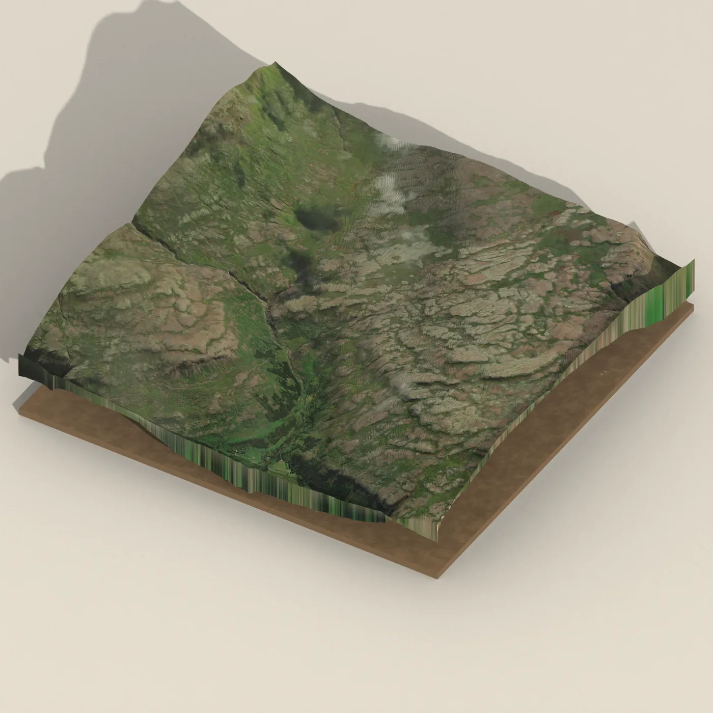 Mígandi 3D terrain render