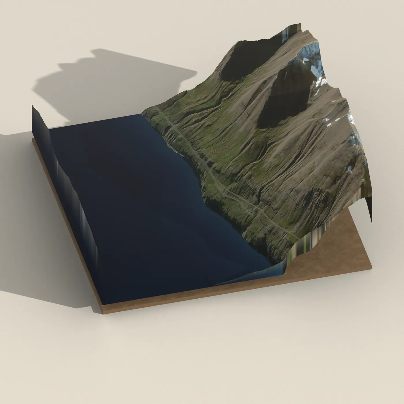 Mígandifoss 3D terrain render