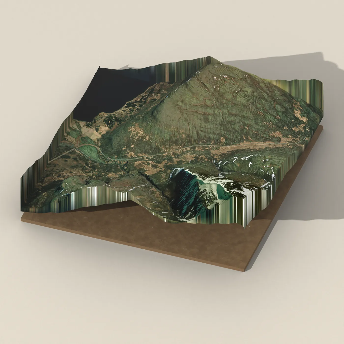 Nautafoss 3D terrain render