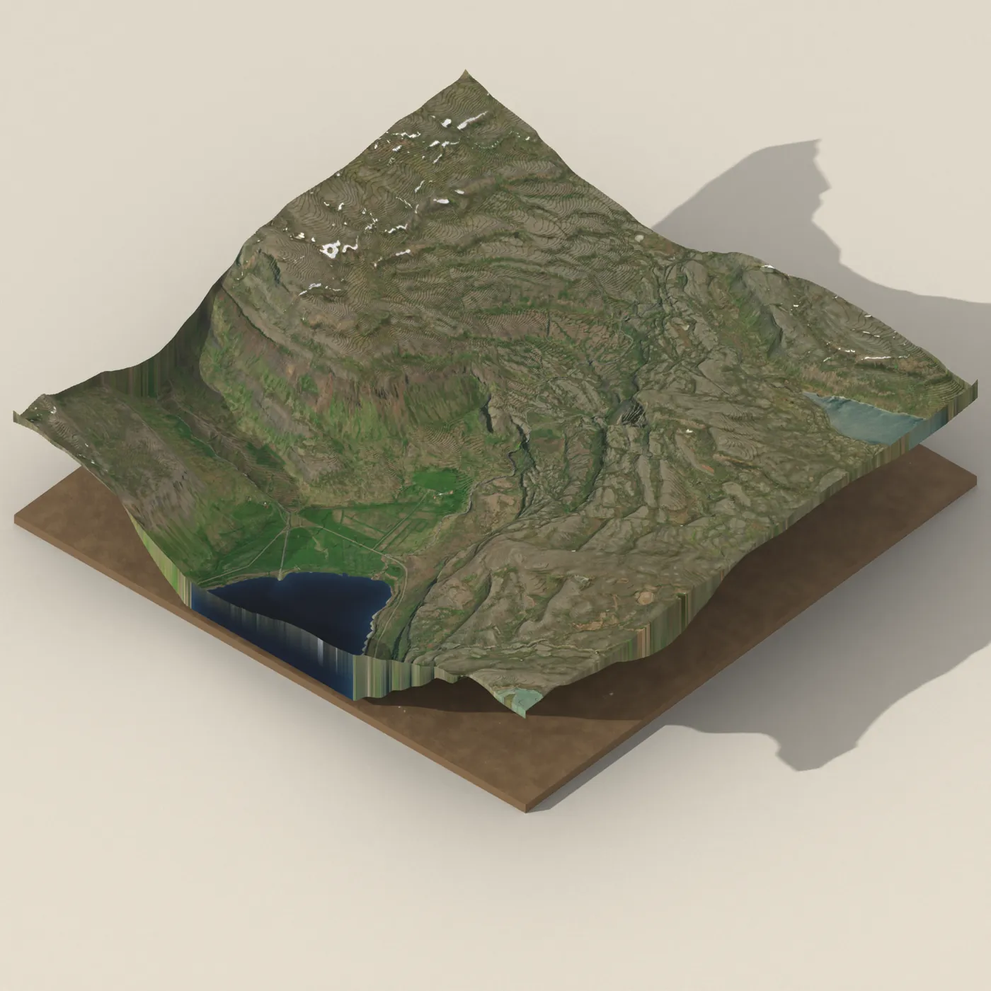 Neðri-Stokkafoss 3D terrain render