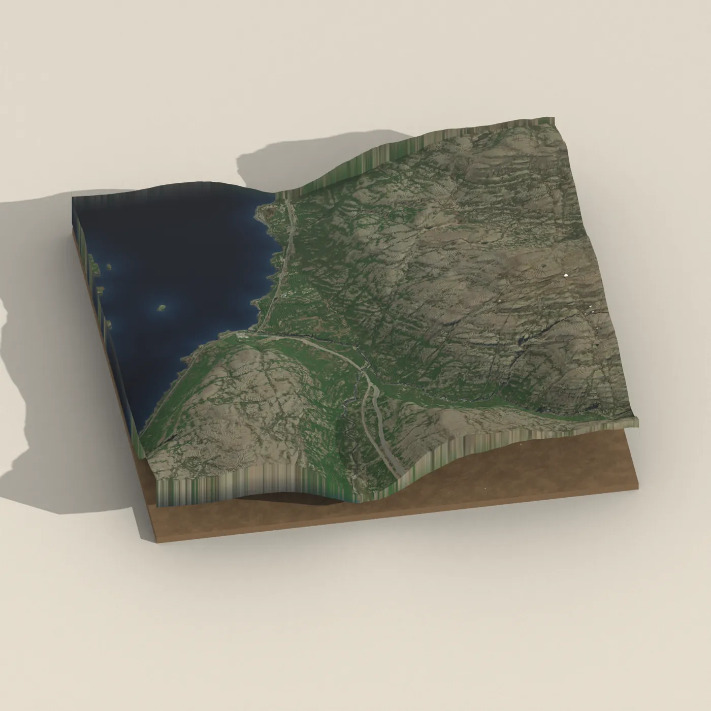 Pennugil 3D terrain render