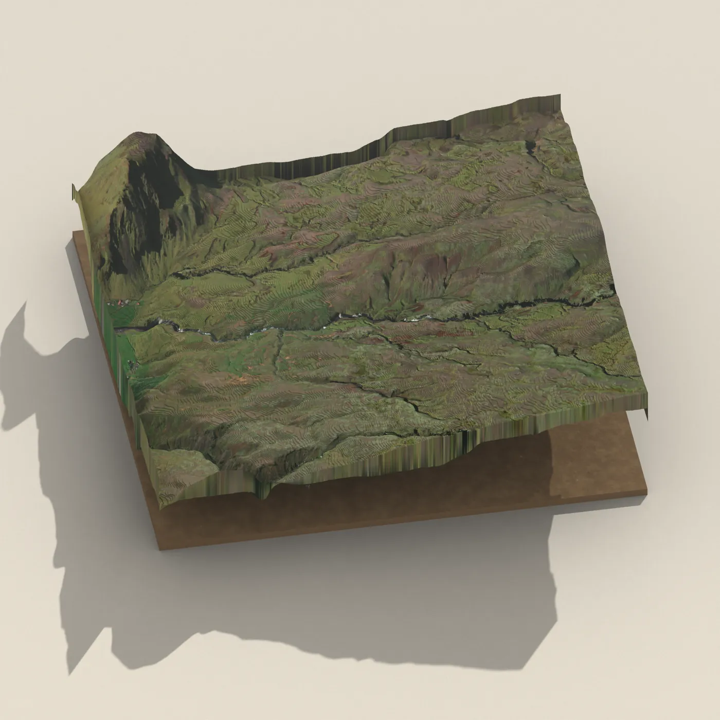 Rollutorfufoss 3D terrain render