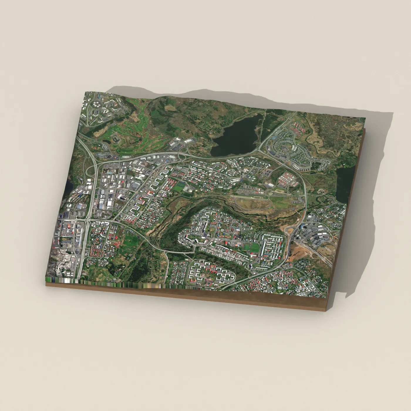 Selásfoss 3D terrain render