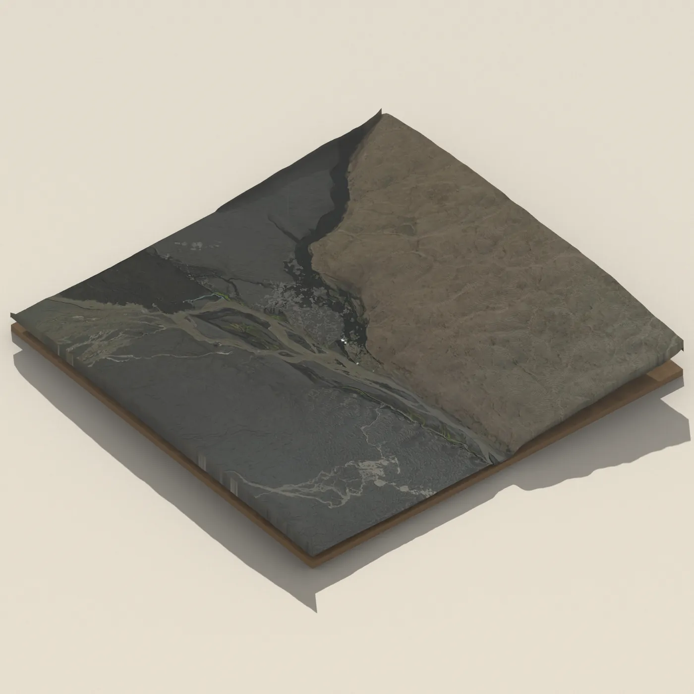 Skínandi 3D terrain render