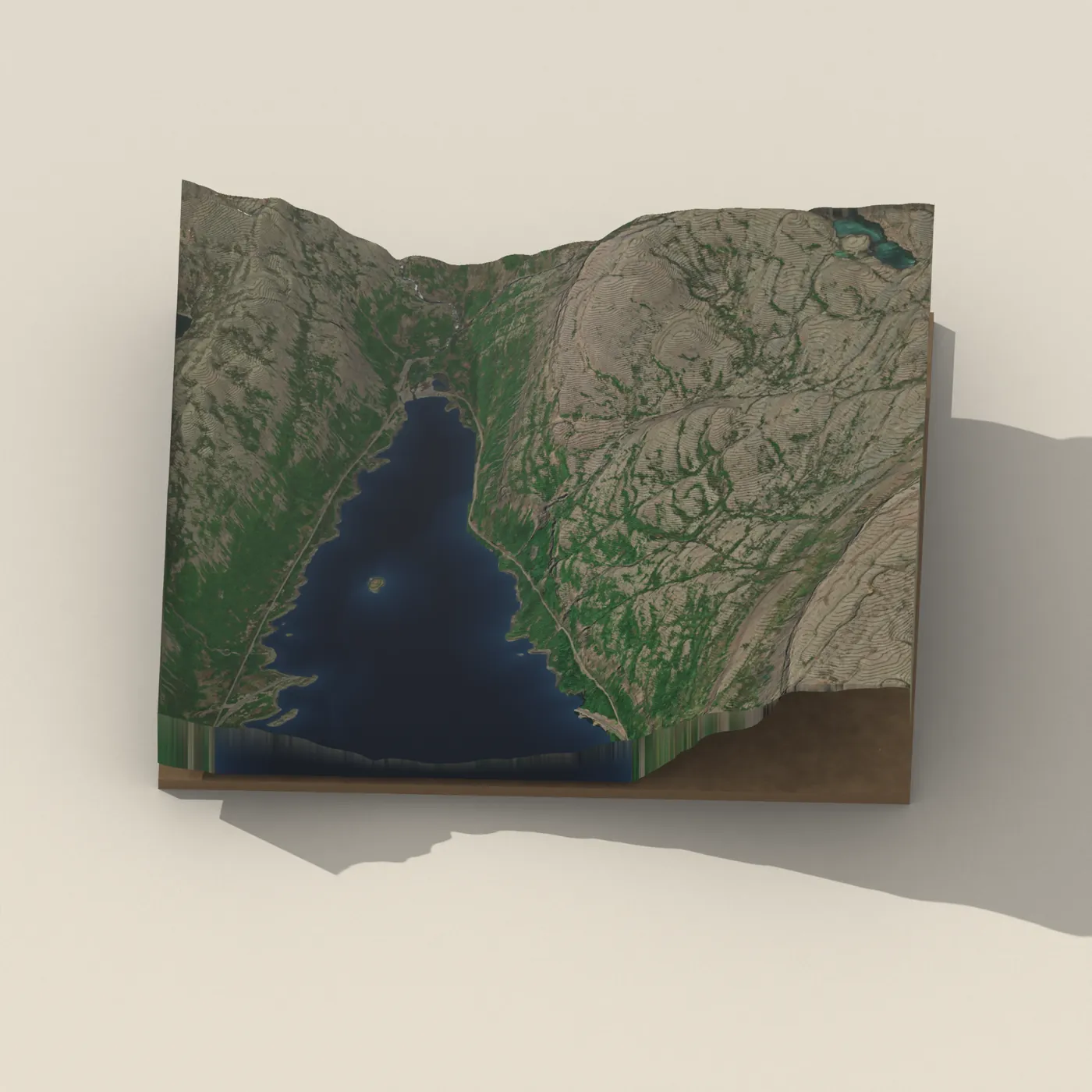 Skiptárfoss 3D terrain render
