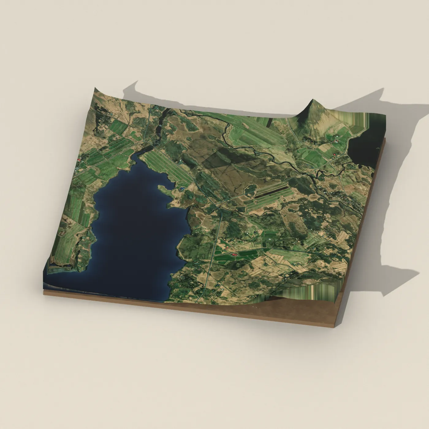 Skorárfoss 3D terrain render