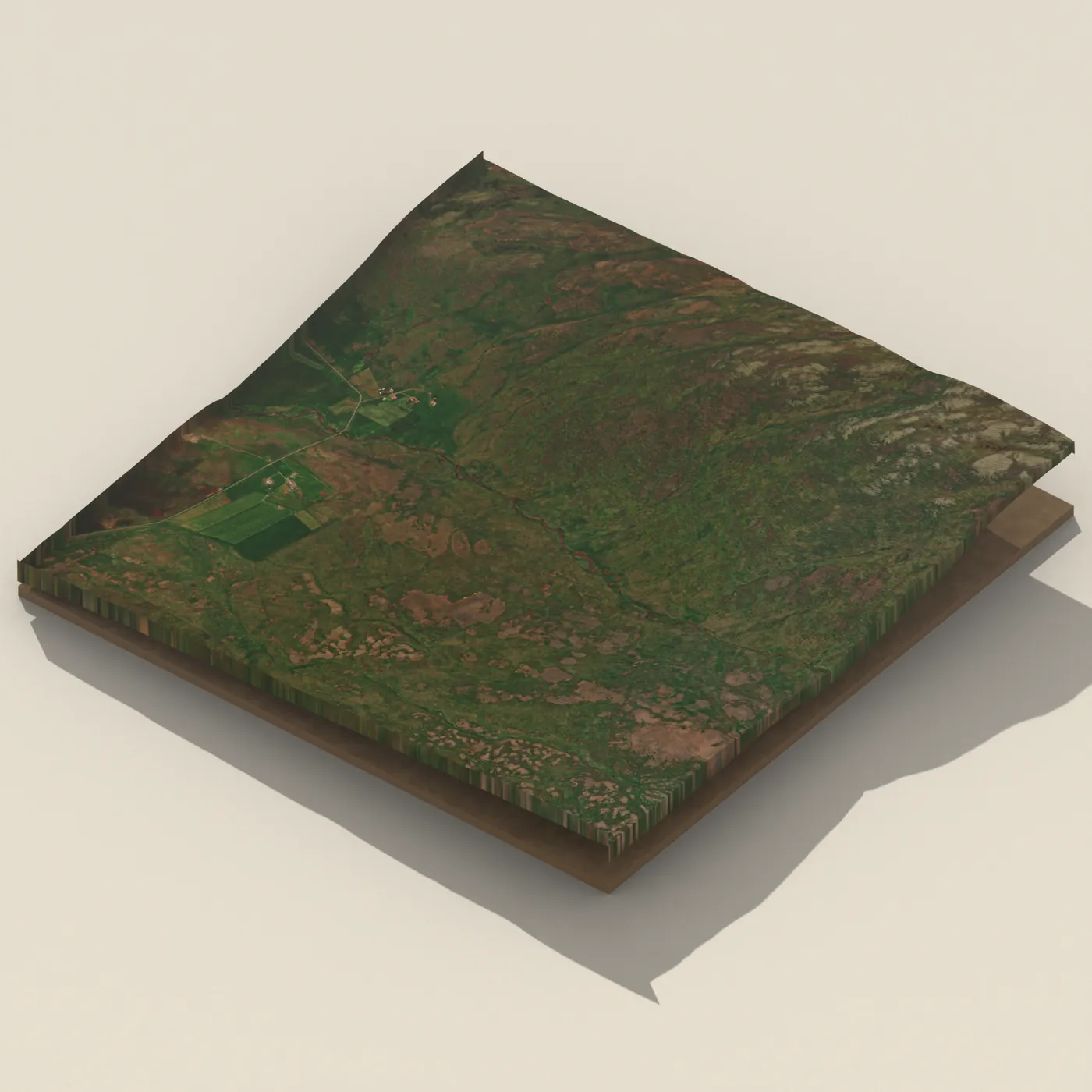 Skúti 3D terrain render