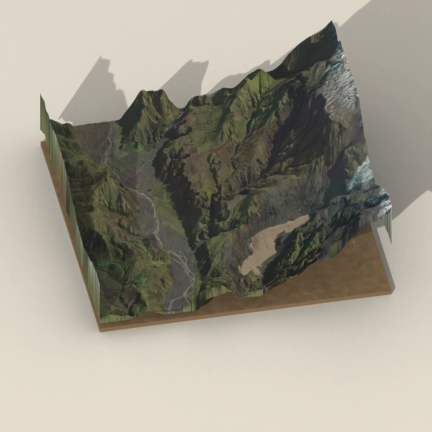 Stakkholtsgjá 3D terrain render