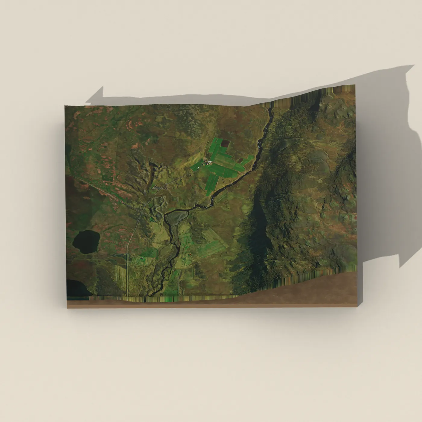 Stekkjarfoss 3D terrain render