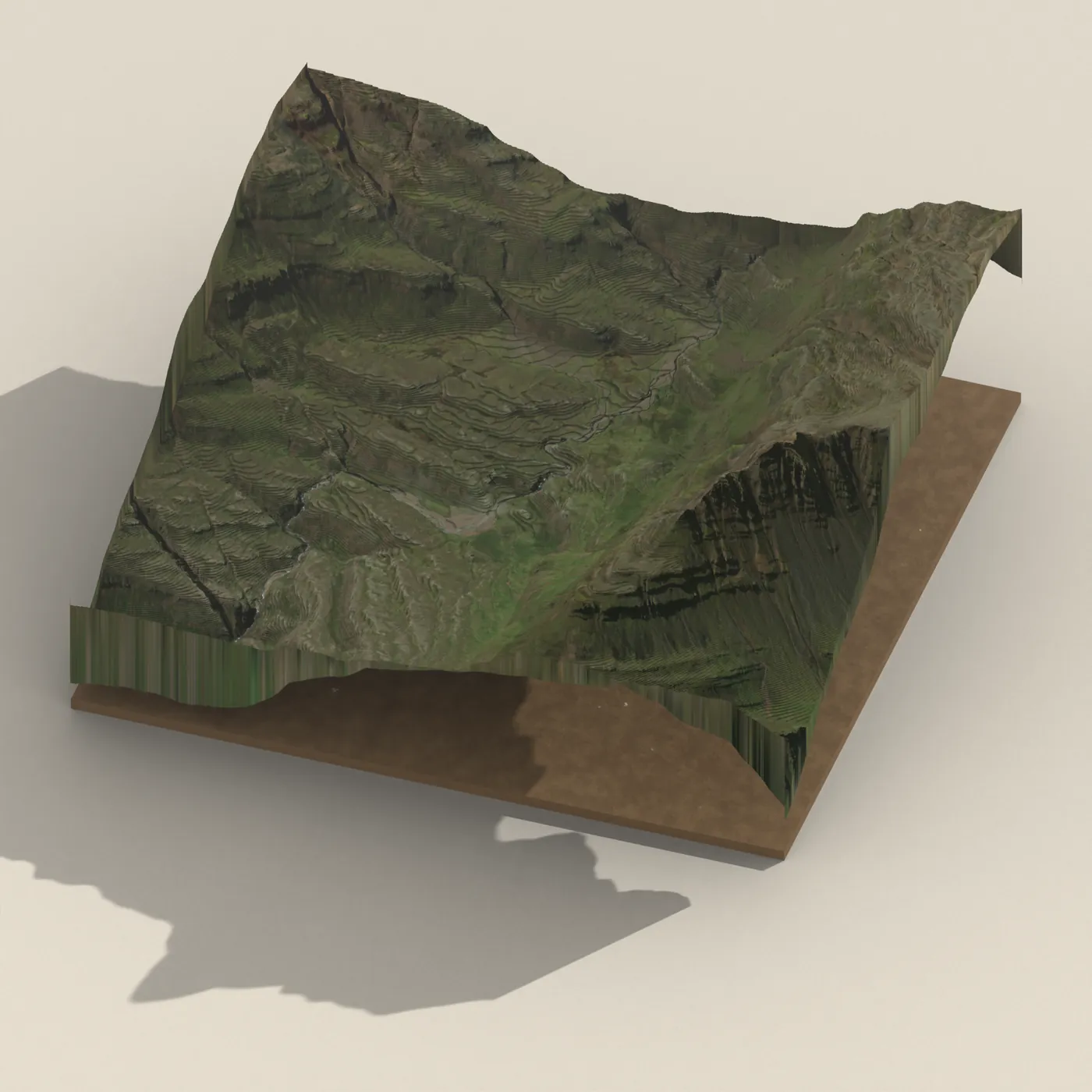Stórifoss 3D terrain render
