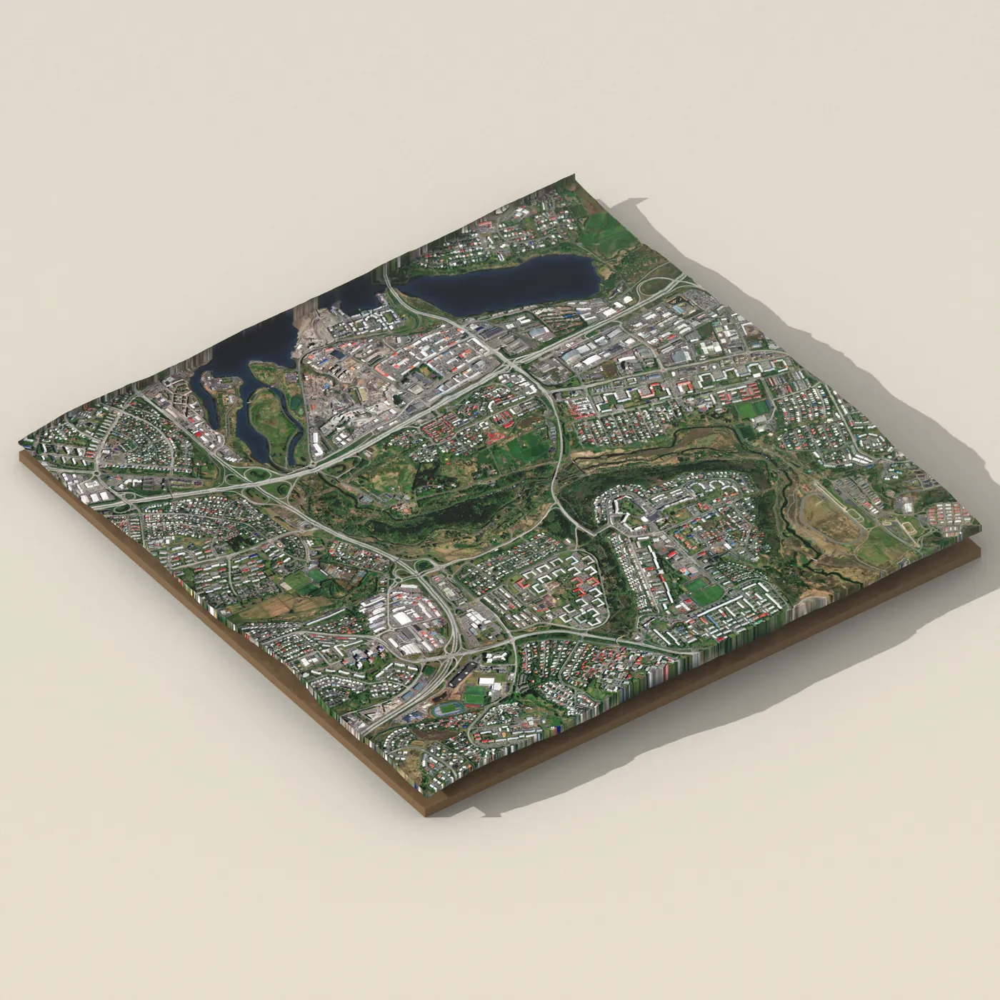Stórifoss 3D terrain render