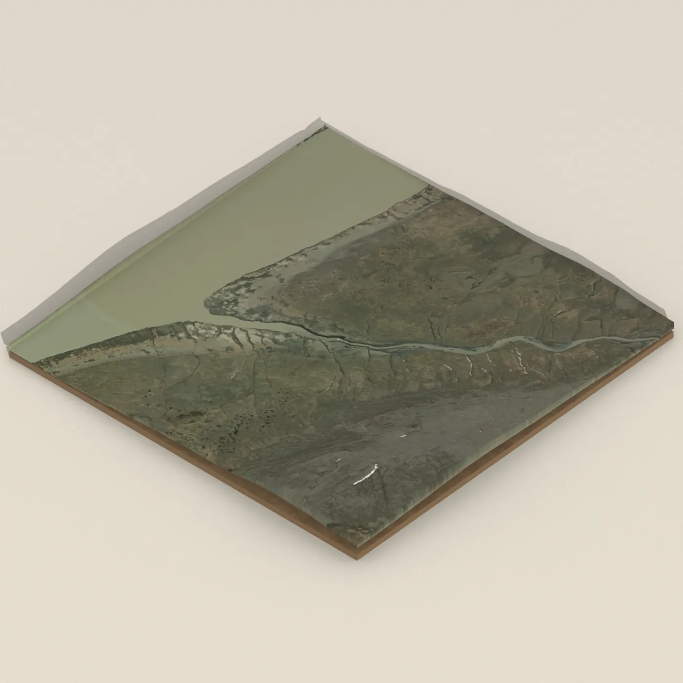 Töfrafoss 3D terrain render